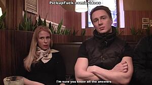 Sexy College Teacher Naked In 3Some Blowjob