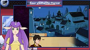 Muscular Azula gets a sensual shower in this hentai