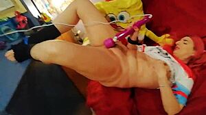 Gemma Gomory as Harley Quinn, ready for cum and sex?