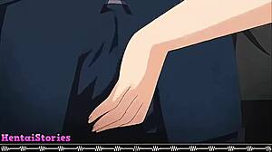 Sexy slut teases with handjob on public transport game