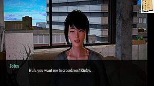 i explore kinky erotic scenes with teen redhead in my new family game