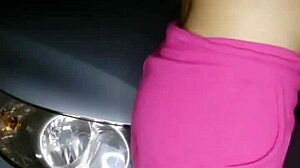 Amanda enjoyed a workout in the garage