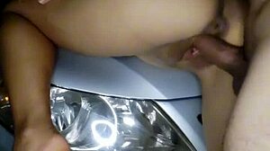 Amanda enjoyed a workout in the garage