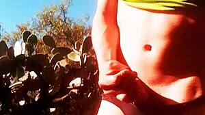 Young Gay Man Strokes His Hard Cock Alone In Bedroom