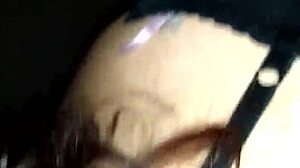 Delicious latina brunette sucks my cock in homemade video