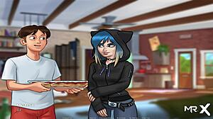 summertimesaga jerks off her pussy