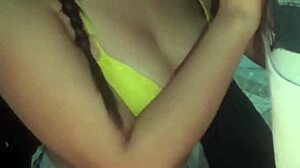 Laurencat's Novinha Takes A Hot Cumshot In Close Up European Amateur Scene