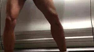 Emotional Voyeur Spies On Gay Gym Session.