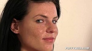 this beautiful bitch is dildoing her ass hard