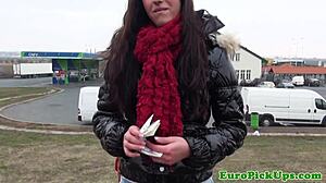 Why Is Euro Girl Next Door Getting Nude For Cash In Public?