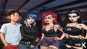 summertimesaga jerks off her pussy