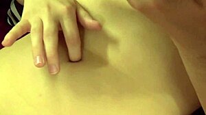 Belly Button Play Featuring Fifi Foxx, A Topless Brunette With Natural Tits, In Fetish Scene