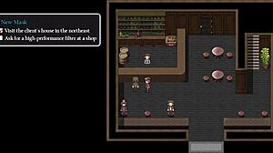 Damn, small-titted anime girl strips near clueless guys!