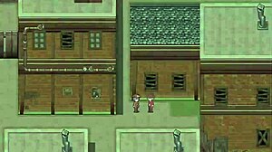 Damn, small-titted anime girl strips near clueless guys!