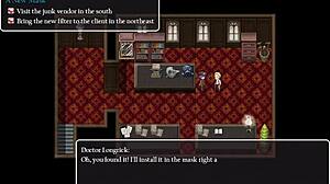 Damn, small-titted anime girl strips near clueless guys!