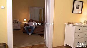 Busty American Candi Coxx Takes Wild Double Penetration Ride