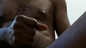 Katika73 Teases with Monster Black Cock Masturbation Leading to Cum
