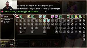 Karryn prison hentai game with big tits and ass masturbation