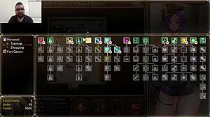 Karryn prison hentai game with big tits and ass masturbation