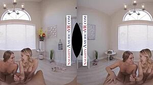 naughty america 2 chicks same time vr with kenna james & veronica weston