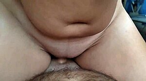 in this pov scene, watch the stepsister give a close-up blowjob before riding in cowgirl for intense pussyfucking