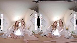 naughty america 2 chicks same time vr with kenna james & veronica weston