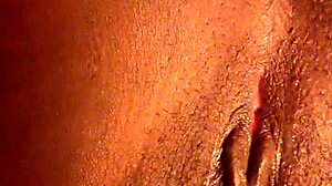 i'm fingering my pretty ebony pussy close up with black skin