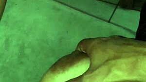 She called me to watch Netflix and fell asleep on my lap, I secretly filmed her beautiful tits