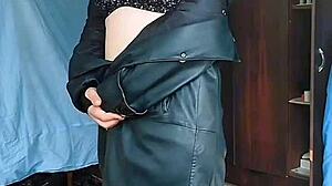 4k shemale in cute sissy dresses rides a white gay boy with big ass