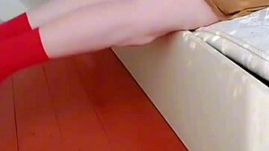 4k shemale in cute sissy dresses rides a white gay boy with big ass