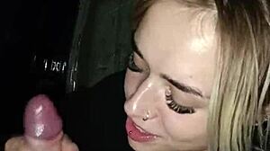 S sexy girl sucks dick in truck city center