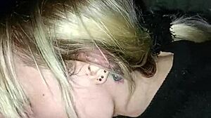 S sexy girl sucks dick in truck city center