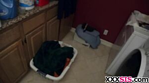 Sexy petite stepsis Hollie Mack gets her ass nailed in hardcore homemade action.