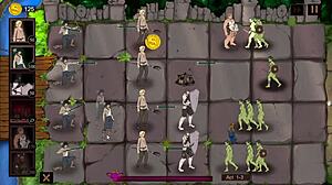 monster girl teases and plays in wild hentai action