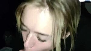 S sexy girl sucks dick in truck city center