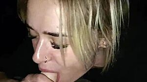 S sexy girl sucks dick in truck city center