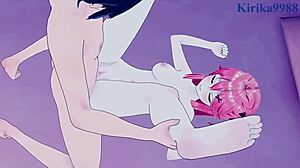 sakura miko and akai haato in wild hololive vtuber hentai sex