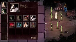 monster girl teases and plays in wild hentai action