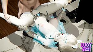 Testing Company's AI Robot with Wild Outdoor Blowjob Action!