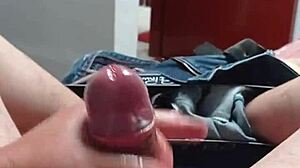 Relaxing masturbation session with intense pleasure