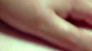 Relaxing masturbation session with intense pleasure