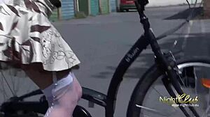 this milf enjoys showing her big boobs and having fun