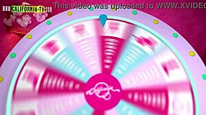 Sucking on friend's nipple in sexy intimate moment with licking and teasing