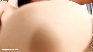 tribbing duo in sensual lesbian scene by sapphix