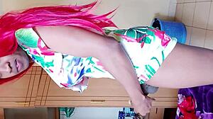 African gay man with dirty eyes