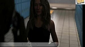 a wife and stepmother in homemade 3d scene