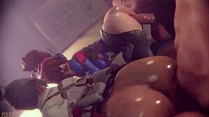 Va-Kiriko's Polished Jade Bell Shines in 3D Anime Garage Scene Action.