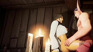 bath time fun in warcraft parody with 3d cartoon style