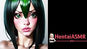 Erotic images of anime sluts in action