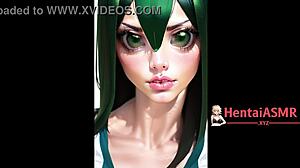 Erotic images of anime sluts in action